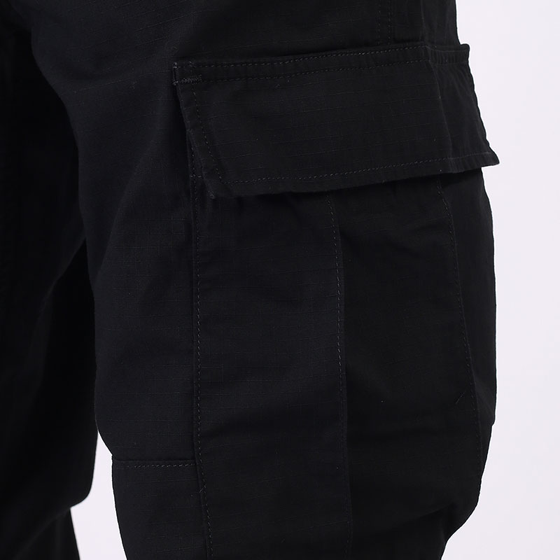 мужские черные брюки Carhartt WIP Regular Cargo Pant I015875-black - цена, описание, фото 2